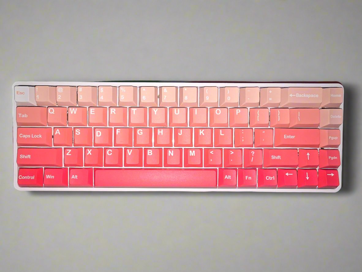 Powerful in Pink Custom Mechanical Keyboard