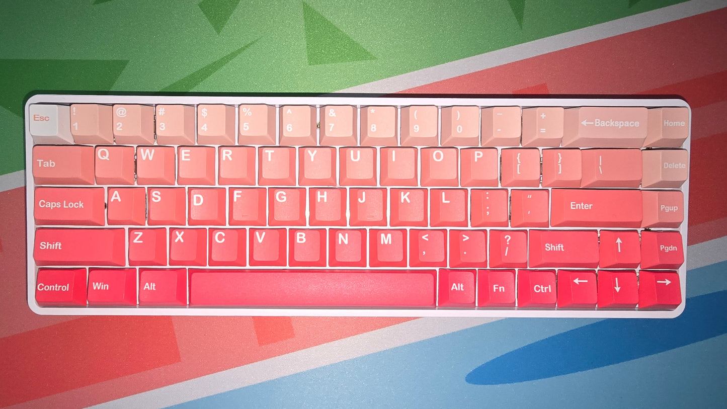 Powerful in Pink Custom Mechanical Keyboard