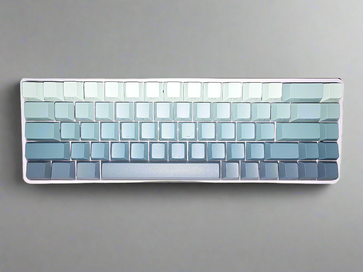 Bubbly Blue Custom Mechanical Keyboard